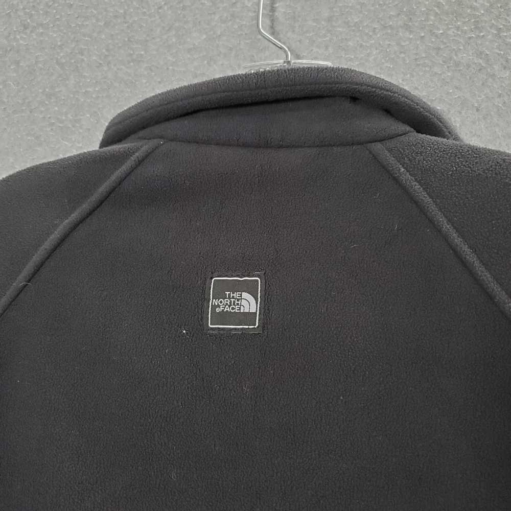 The North Face Men Jacket Medium Black Canyonlands Softshell Logo Full Zip READ